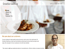 Tablet Screenshot of creativecateringdbq.org
